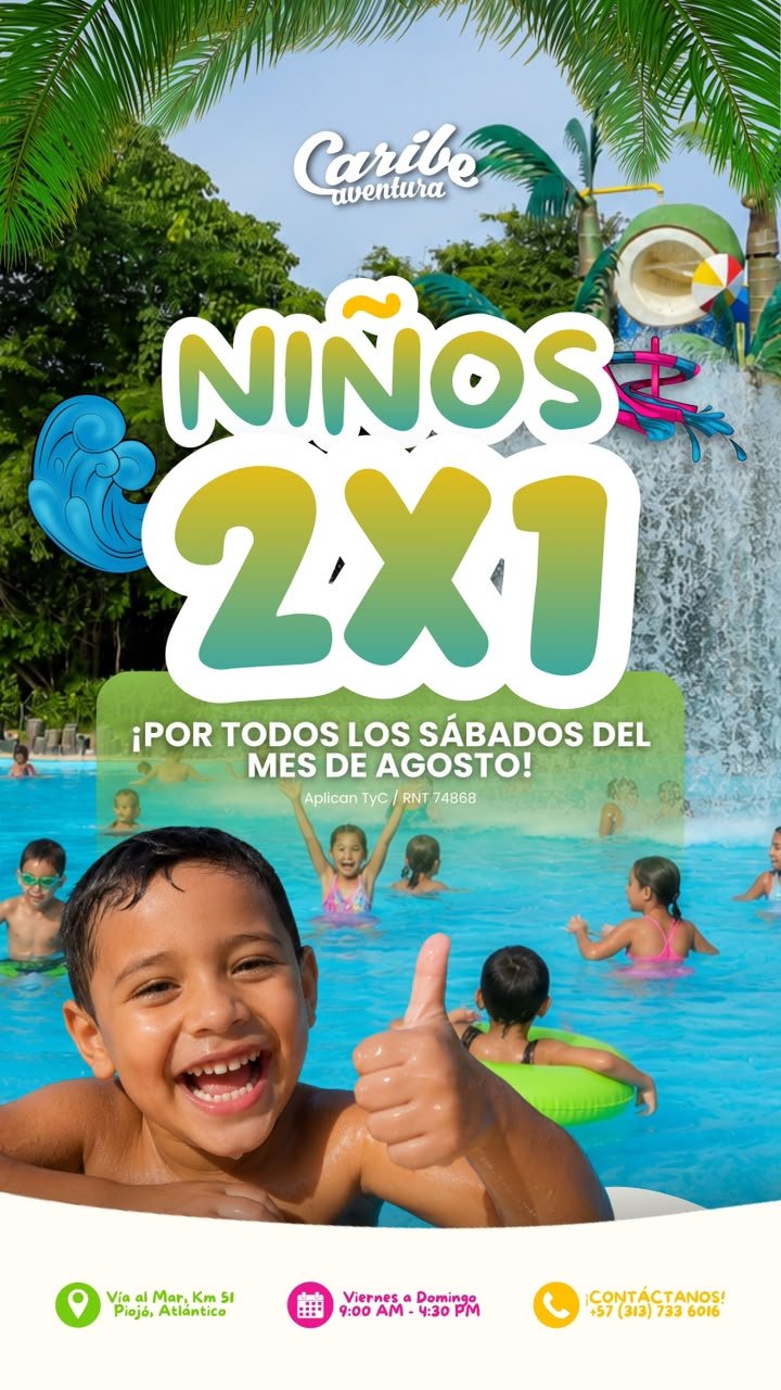 niños 2x1 los sabados
